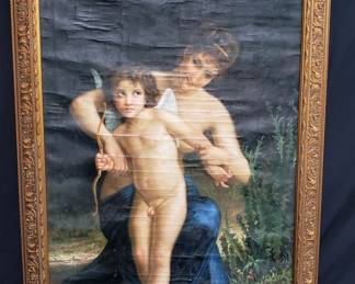 Signed Sam Alexandre oil painting on canvas