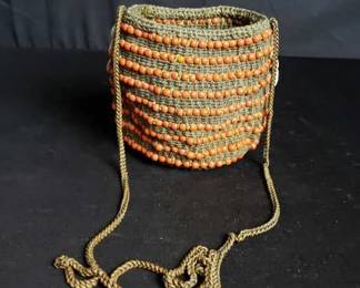 Vintage beaded handbag