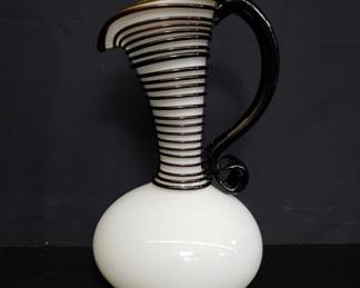 Cristales de Chihuahua blown glass pitcher