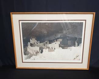Pencil signed and numbered lithograph