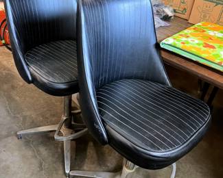 Vintage swivel stools