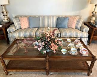 Great vintage couch reupholstered by Betty Nabors Interiors.