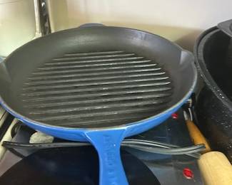 Le Creuset enamel over cast iron grill pan