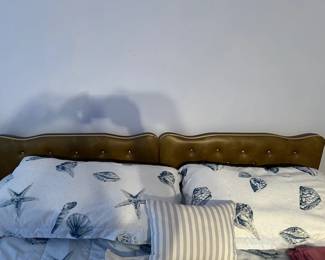 Mid Century Headboard-King size bed.
