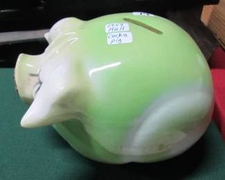 1957 Hull Corky Pig Bank