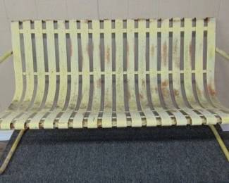 Vintage Metal Yard Bench