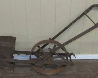 Antique Cast Iron Mule Drawn 1 Row Planter