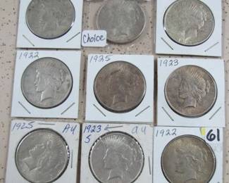 Peace Silver Dollars