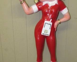 Cast Aluminum Betty Boop Statue