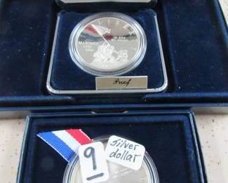 Marines Silver Dollars