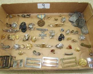 Military Pins, Dog Tags, & More