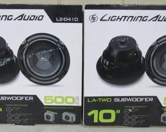 New 10" Subwoofer Speakers