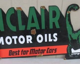 Porcelain Sinclair Oil Sign