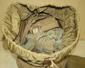 Military Ruk Sack - Full of Supplies