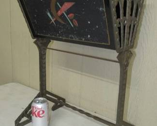 Victorian Metal Magazine Rack