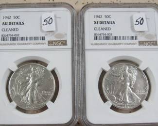NGC Walking Liberty Half Dollars