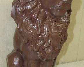 Cast Aluminum Lion Statue