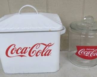 Coke Bread Box & Snack Jar