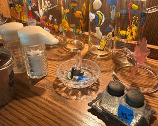 Mid-Century barware glasses