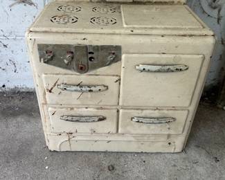 Child’s toy stove- metal
