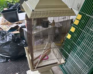 Vintage bird cage