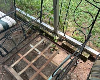 Vintage iron chair