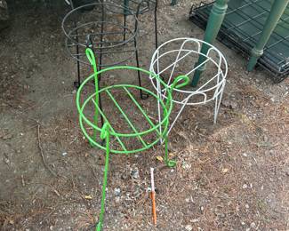 Iron plant stands
