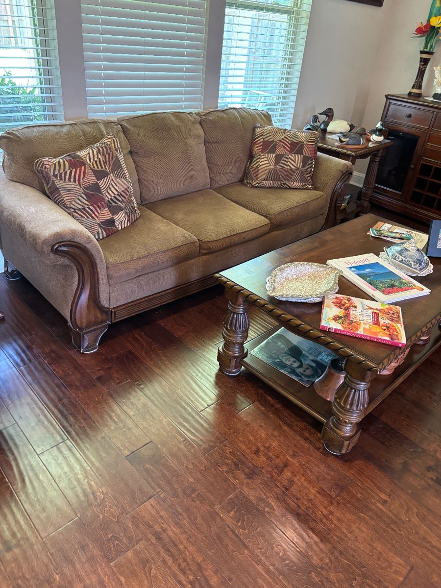 Very nice neutral sleeper sofa