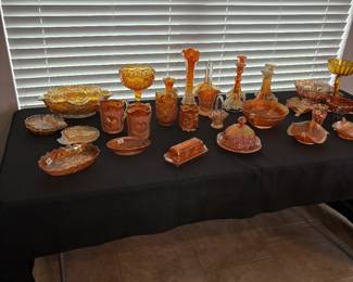 Huge collection of Carnival Glassware…some are Fenton…