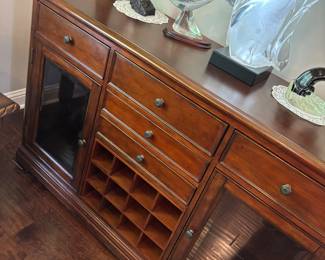 Buffet/Server/ Credenza…. Several pieces of art from Hawaii
