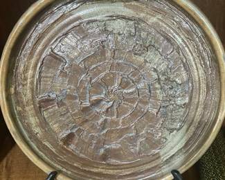 Large Pottery Decorative Plate