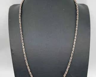 Incredible Byzantine Sterling Silver Necklace