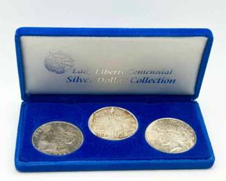 Lady Liberty Centennial Silver Dollar Collection (3 Coins)