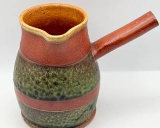 2 Rivers Stamps Pottery Pitcher