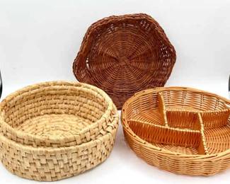 (3) Beautiful Baskets
