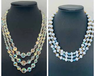Costume Jewelry ft. Vintage Aurora Borealis Multi-Strand Necklace