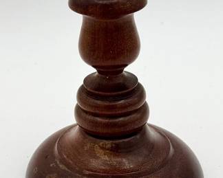 Tudor Style Wooden Candlestick Holder