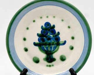 Signed Ceramic Plate