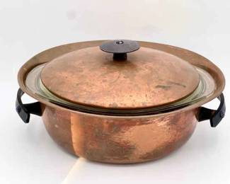 Vintage Pyrex Copper Guild Baking or Serving ware