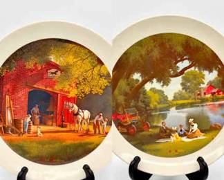 (2) Paul Detlefren Plates