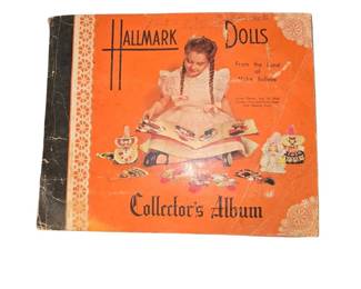 1940s Hallmark Dolls Collectors Album with 16 Dolls