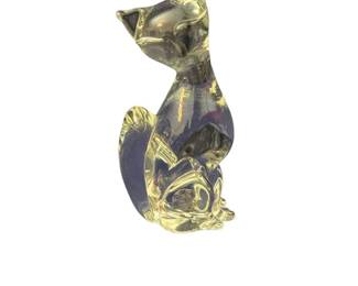 Beautiful Murano Glass Cat Figurine