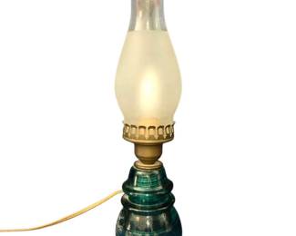 Vintage Glass Insulator Table Lamp