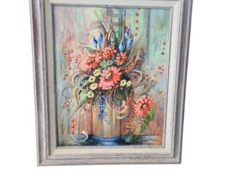 Country Floral Acrylic