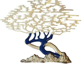 Brass Tree of Life Wall Art