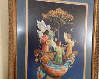 Unique and beautiful original James Christianson "Evening Angels"