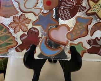 Peggy Karr , Christmas cookie plate