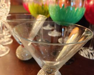 Bedazzled margarita glasses