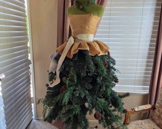 Christmas tree mannequin dress form
