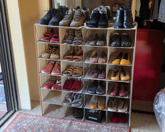Women's shoes and accessories, mostly new